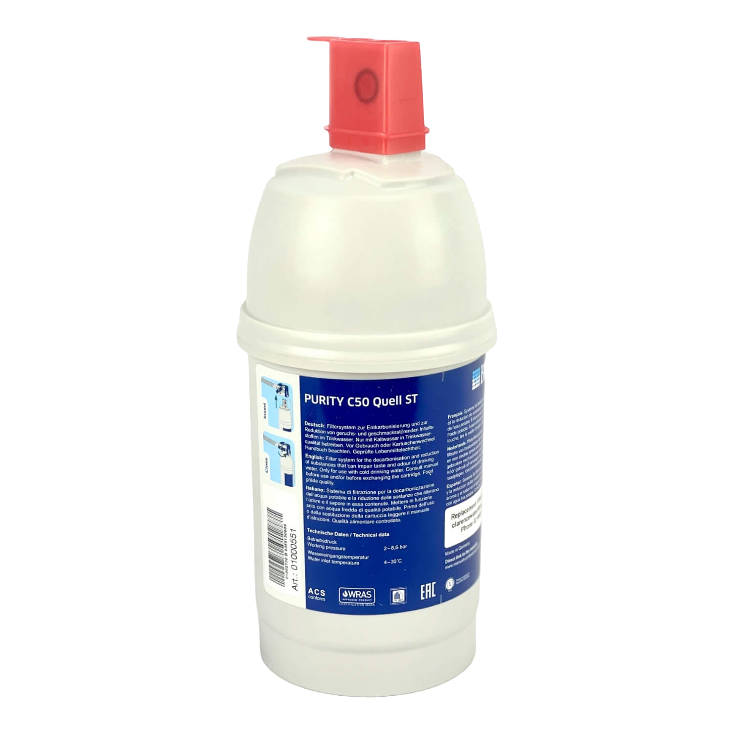 פילטר מרכך מים Brita Purity C50 Quell ST