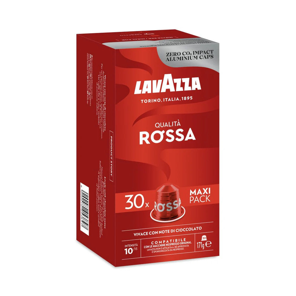 מארז של 30 קפסולות Lavazza ROSSA תואמות נספרסו