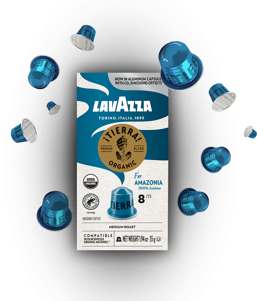 10 קפסולות Lavazza Tierra! For Amazonia תואמות נספרסו