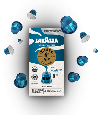 10 קפסולות Lavazza Tierra! For Amazonia תואמות נספרסו