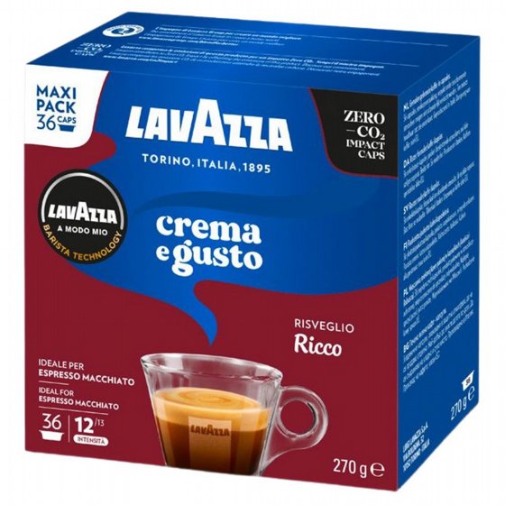 36 капсул CREMA E GUSTO FORTE Lavazza Amodo-Mio оригинал