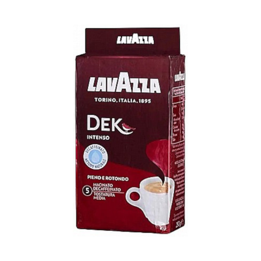 250 גרם קפה טחון לוואצה נטול קפאין Lavazza DEK INTENSO