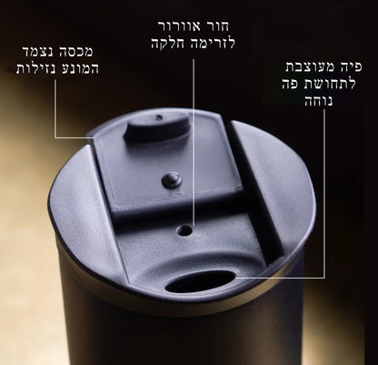 ספל נשיאה מבודד מנירוסטה של ETHOZ