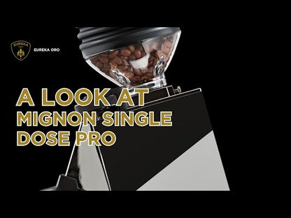 מטחנת הקפה המשודרגת EUREKA Mignon Single Dose-Pro כרום