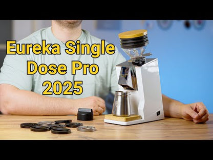 מטחנת הקפה המשודרגת EUREKA Mignon Single Dose-Pro כרום
