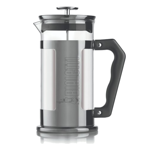 פלנג'ר 3 כוסות זכוכית ונירוסטה של ביאלטי Bialetti Coffee Press 3 Cups