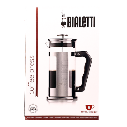 Флэнжер 5 из стекла и нержавеющей стали Кофейный пресс Bialetti на 5 чашек