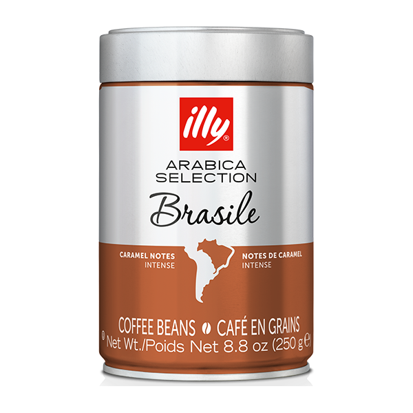 250 גרם פולי קפה בפחית אילי  ILLY Brasile