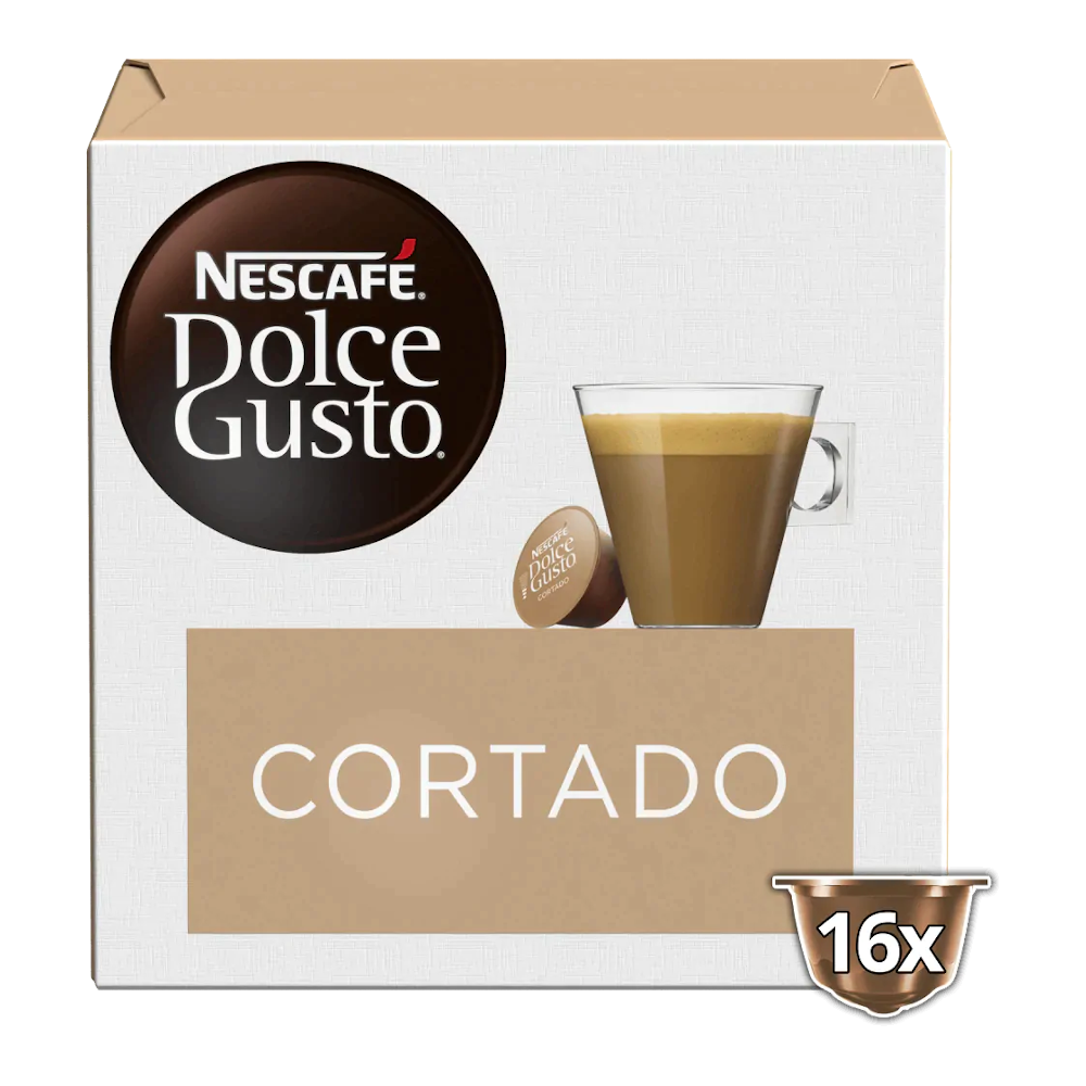 16 קפסולות קורטדו של Nescafe דולצ&