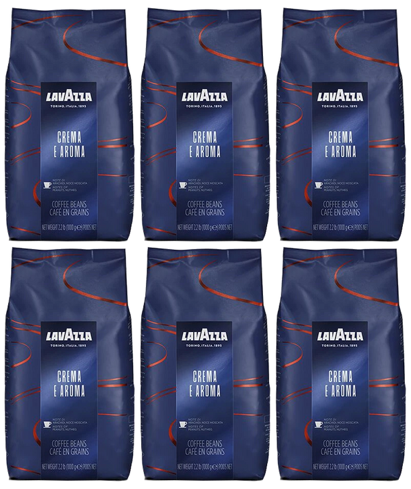 6 ק"ג פולי קפה Lavazza Crema E Aroma