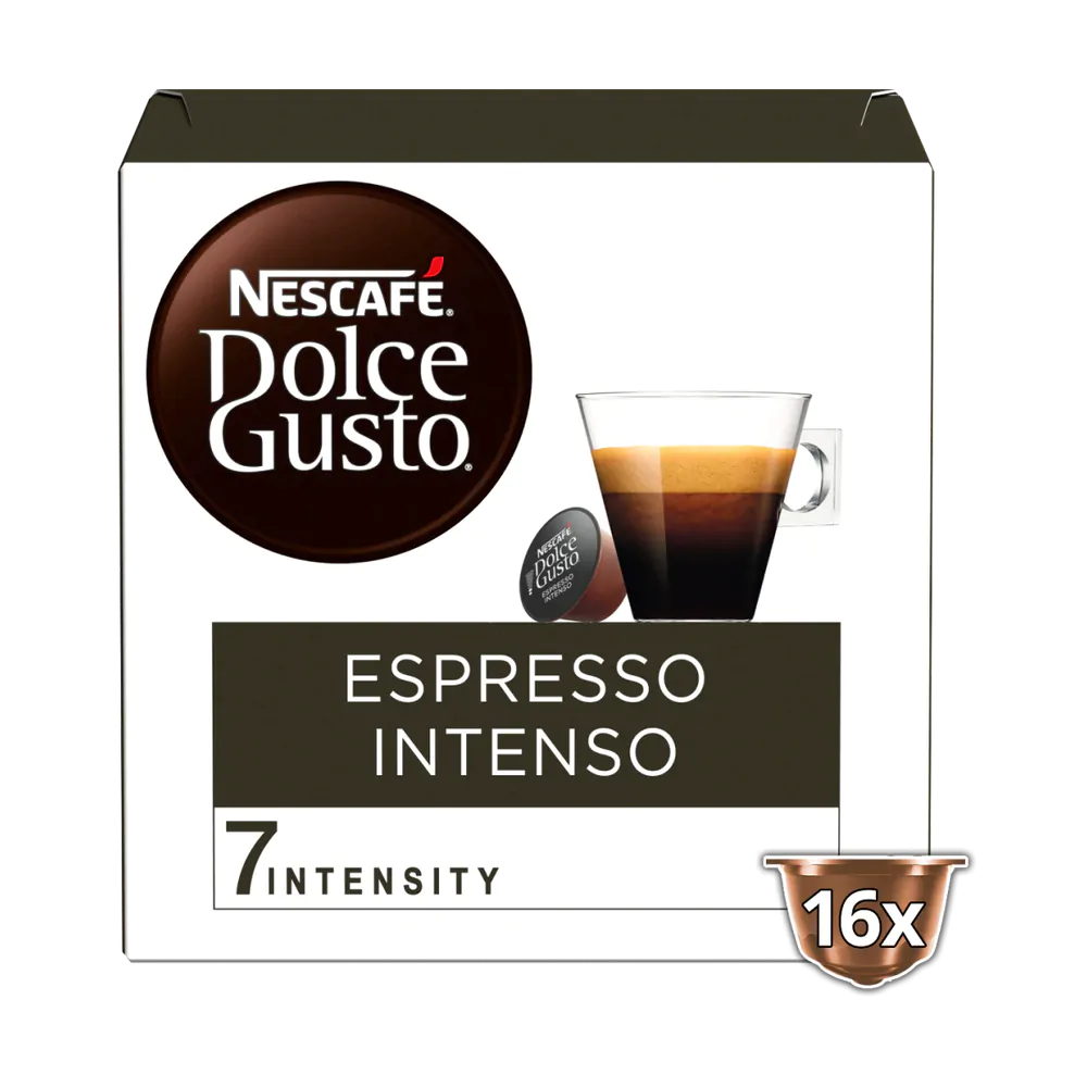 16 קפסולות Espresso Intenso של Nescafe דולצ&