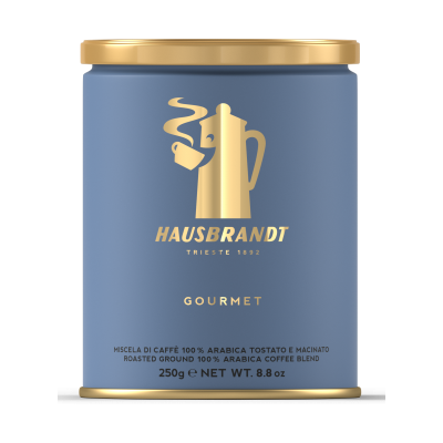 250 גרם קפה טחון האוסברנדט בפחית Hausbrandt Gourmet