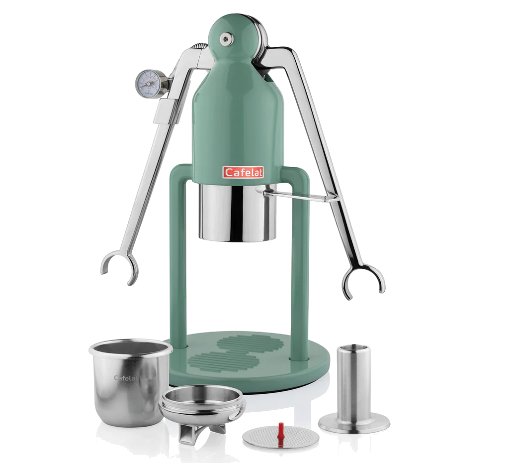 הרובוט של קפהלט בצבע ירוק - Cafelat Barista Robot Green