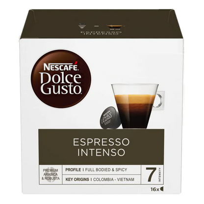 16 קפסולות Espresso Intenso של Nescafe דולצ&