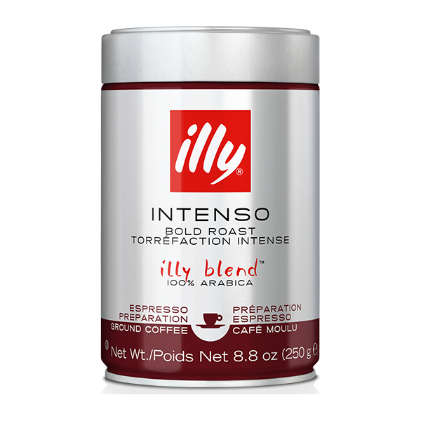 250 גרם קפה אילי טחון לאספרסו בפחית ILLY Intenso