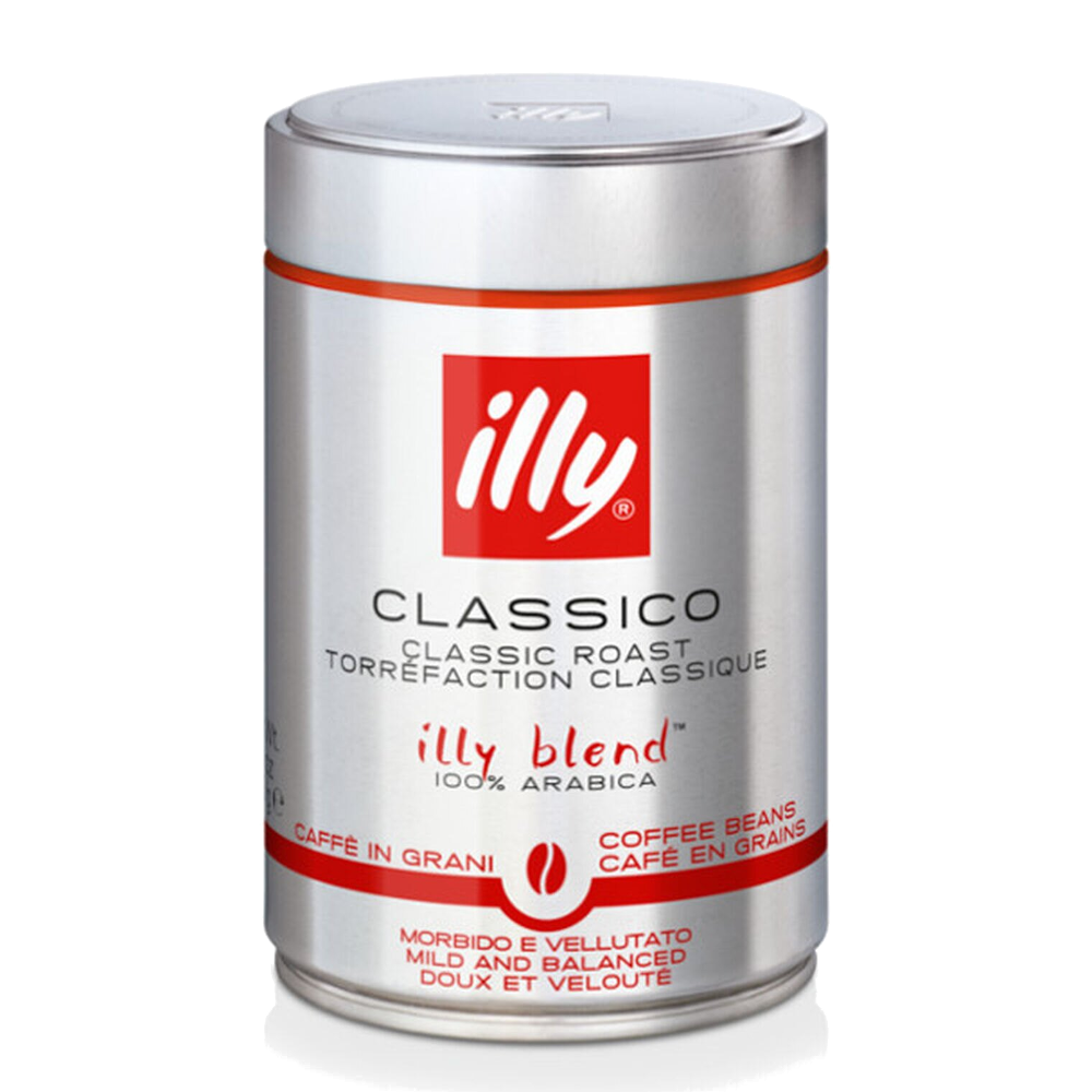 250 גרם פולי קפה בפחית אילי  ILLY Classico