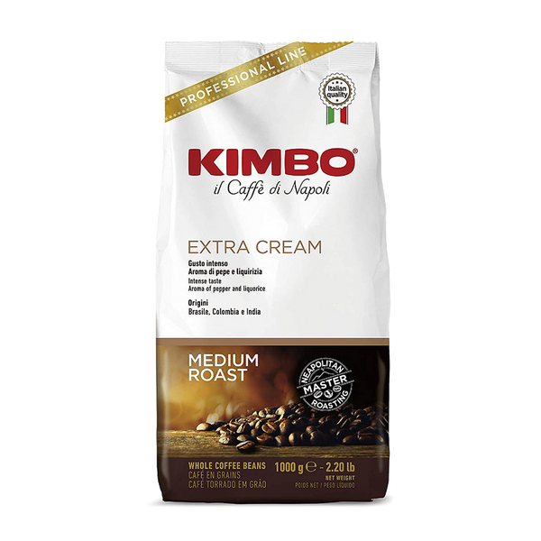 1 ק"ג פולי קפה קימבו אקטרה קרם Kimbo Extra Cream
