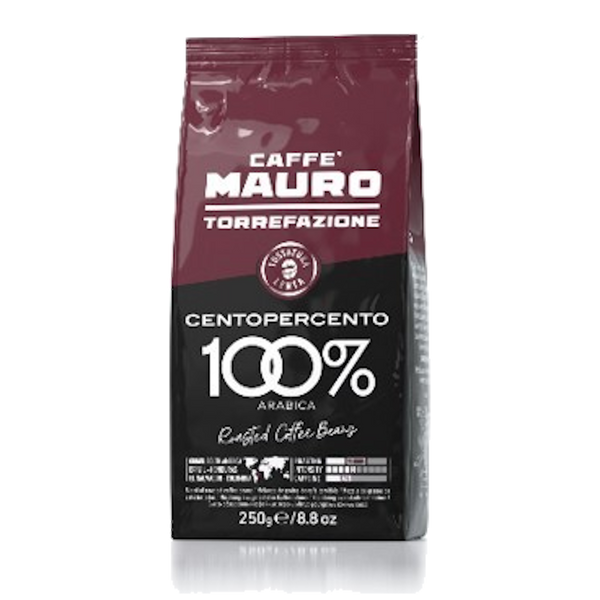 250 גרם פולי קפה מאורו סנטופרסנטו Mauro Centopercento