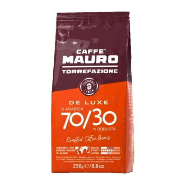 250 גרם פולי קפה מאורו דה לוקס Mauro De Luxe