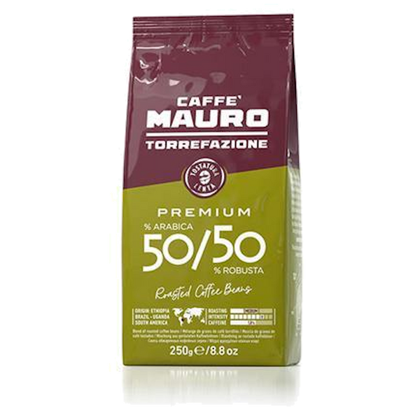 250 גרם פולי קפה מאורו פרימיום Mauro Premium