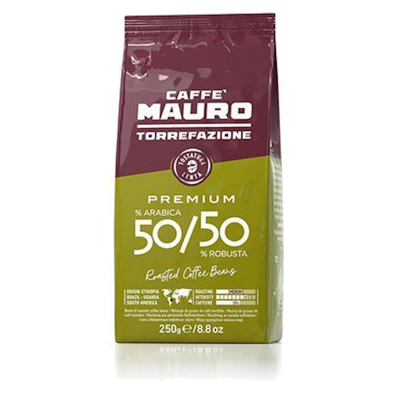 250 גרם פולי קפה מאורו פרימיום Mauro Premium