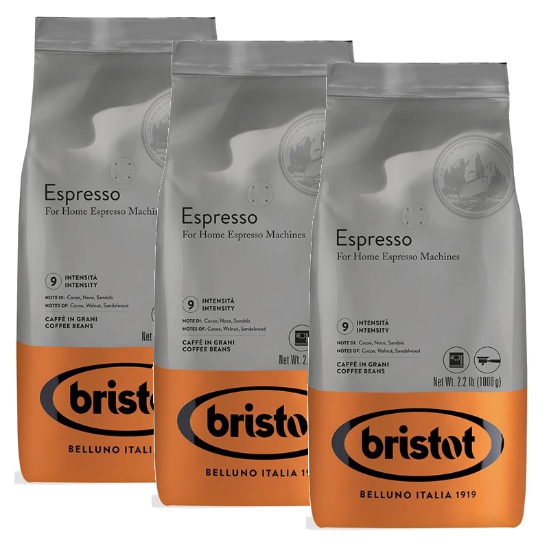3 ק"ג קפה בריסטוט אספרסו Bristot espresso beans