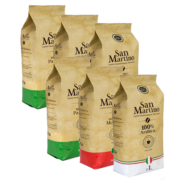 6 קג פולי קפה ערכת טעימות סאן מרטינו San Martino MIX