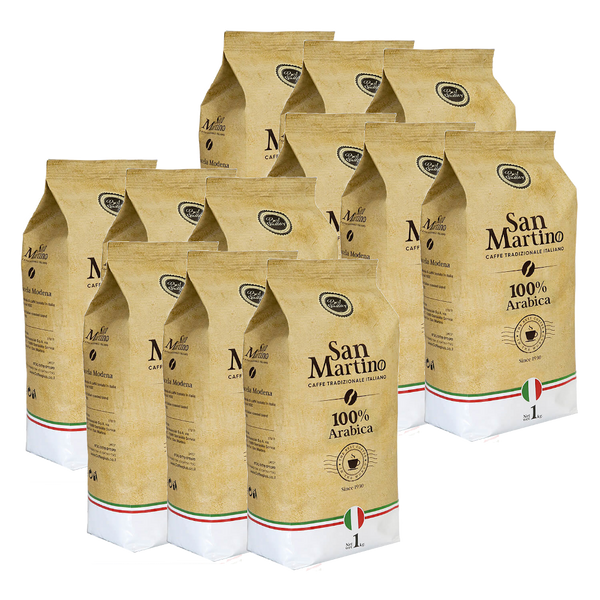 12 קג פולי קפה 100% ערביקה סאן מרטינו San Martino Best Quality