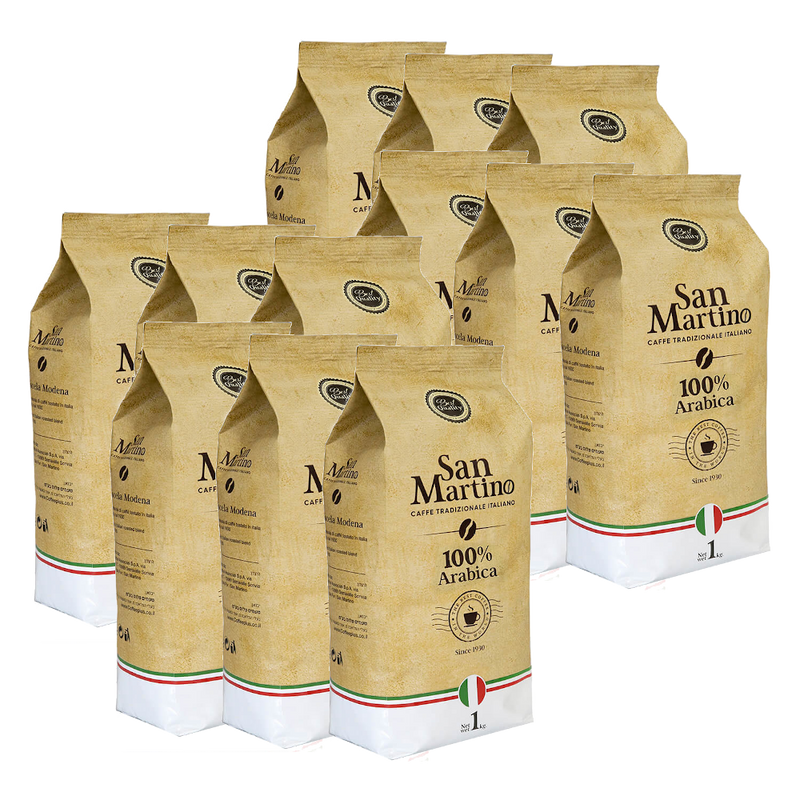 12 קג פולי קפה 100% ערביקה סאן מרטינו San Martino Best Quality