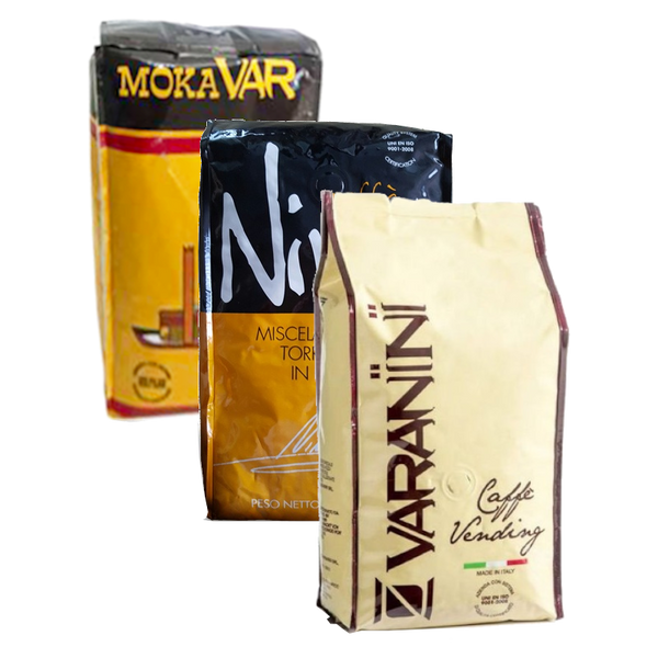 3 ק"ג פולי קפה ורניני Varanini Mix ערכת טעימות עוצמתית