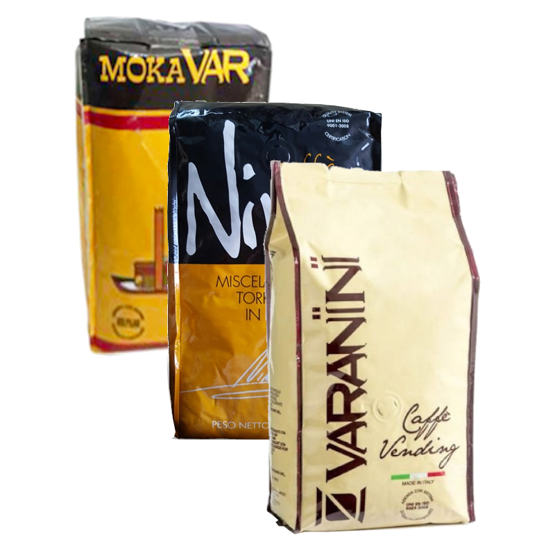 3 ק"ג פולי קפה ורניני Varanini Mix ערכת טעימות עוצמתית