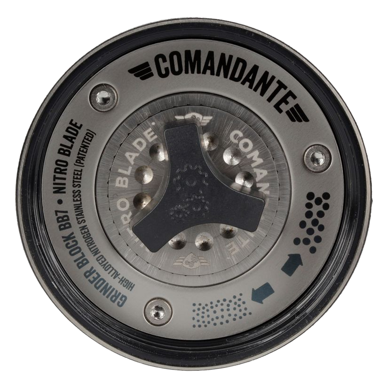 מטחנת קפה ידנית קומנדנטה שחורה -  Comandante C40 Nitro Blade Black