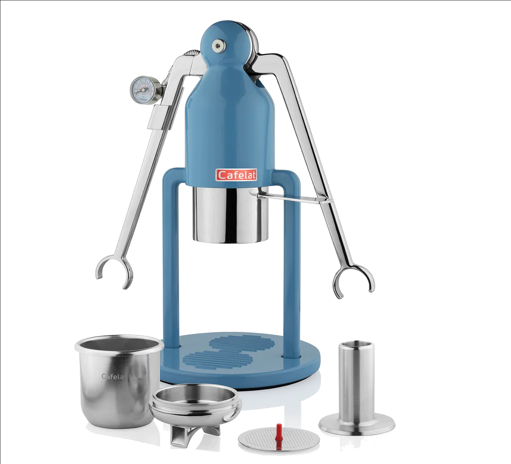 הרובוט של קפהלט בצבע כחול - Cafelat Barista Robot Blue