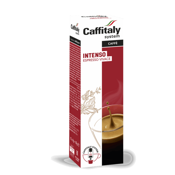 10 קפסולות אינטנסו שיטת קפיטלי Caffitaly CAFFÈ