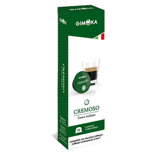 10 קפסולות Gimoka Cremoso תואמות קפיטלי