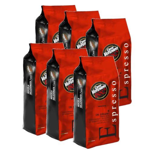6 ק"ג פולי קפה ורניאנו אספרסו Espresso Vergnano 1882