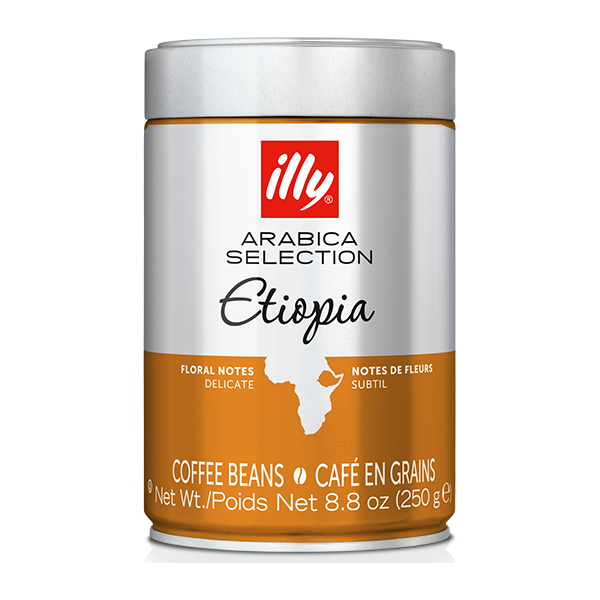 250 גרם פולי קפה בפחית אילי ILLY Ethiopia