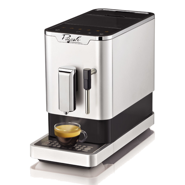 מכונת אספרסו טוחנת קומפקטית Pascale Coffee & Tea Milk Silver