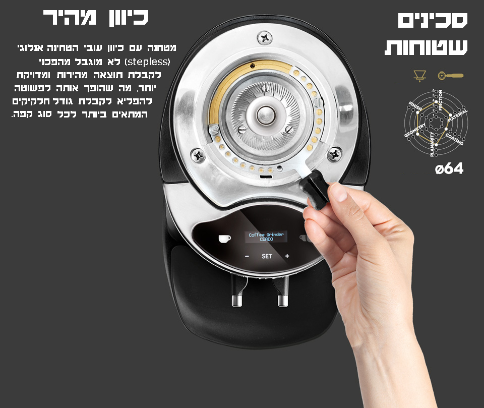 Ceado E37R המטחנה המקצועית של צ&